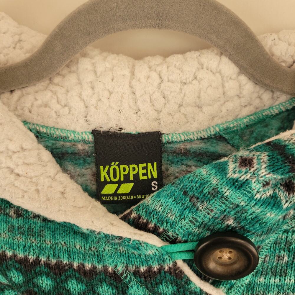 Koppen Nordic Print Pullover Hoodie Sweater Women's Small - Picture 4 of 5